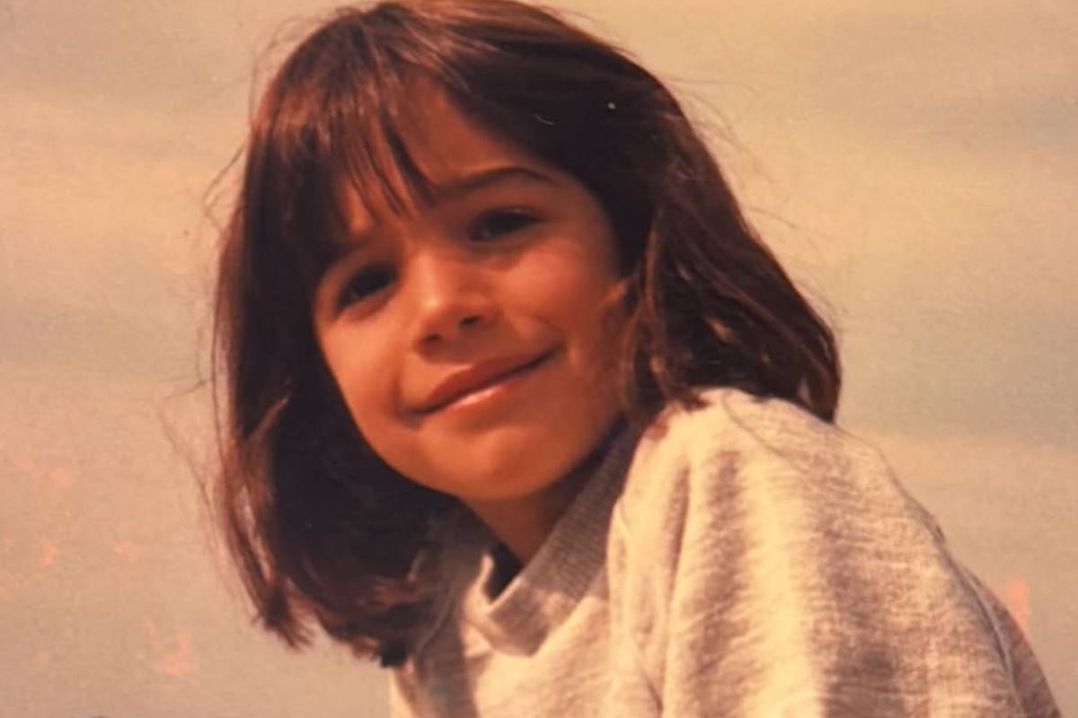 Andrea Delogu bambina